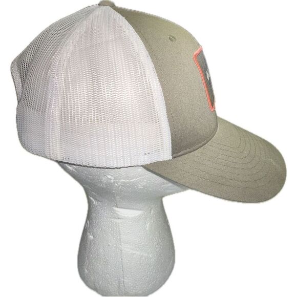 Columbia Hat Men’s Olive Buffalo Mesh Baseball Cap Hiking Outdoor Range Snapback - Picture 4 of 5